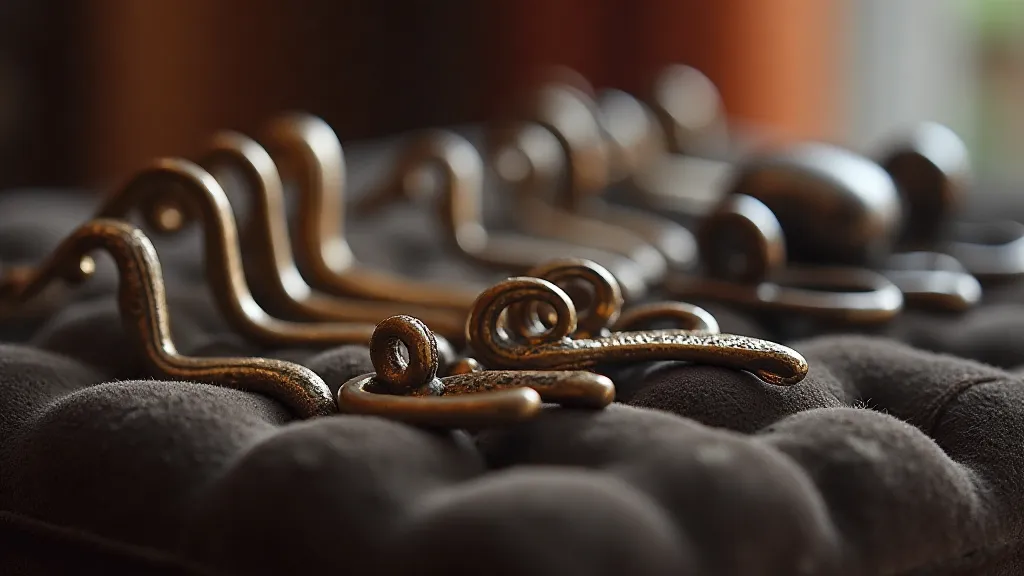 Collection of antique button hooks