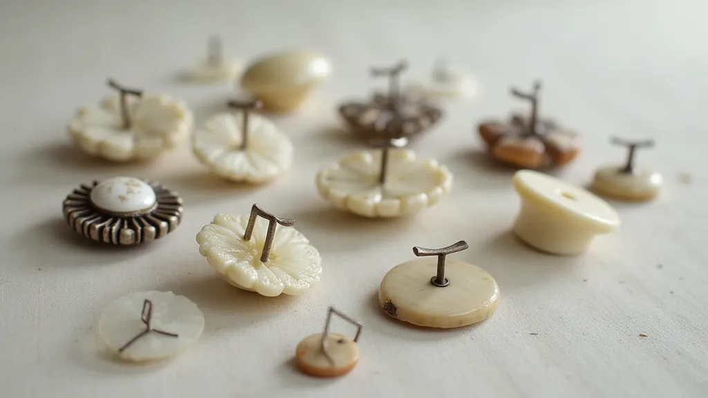 Collection of vintage button hooks.