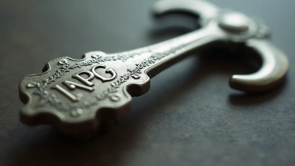 Detailed view of a vintage button hook handle